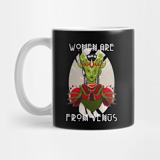 👽 Women Are from Venus, Exotic Solar System Planet Space Design Mug